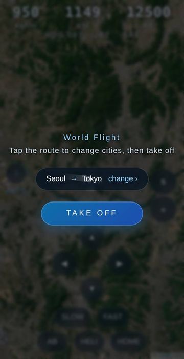 World Flight - Pick a route, then take off